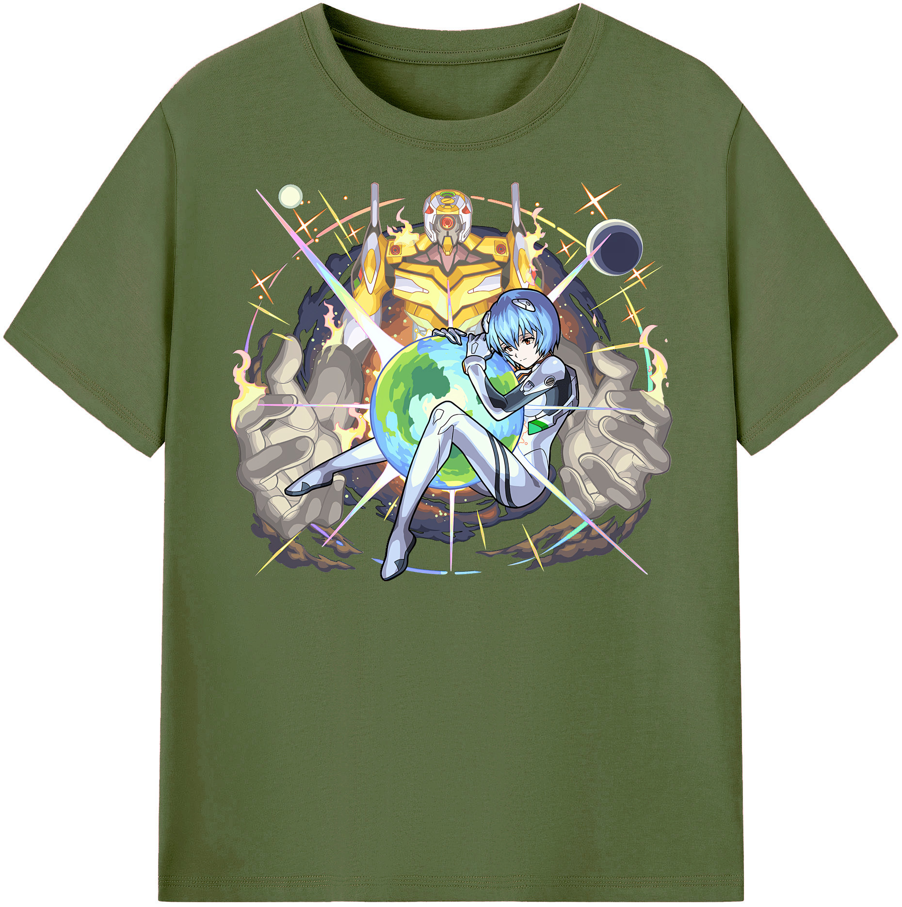 （画像用） EVA 新世紀エヴァンゲリオン 綿100％半袖Tシャツ（フロントプリント）